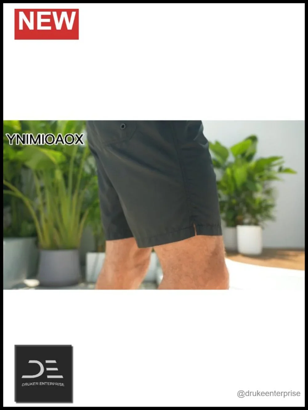 Men's Quick Dry Swim Trunks with Mesh Lining 5